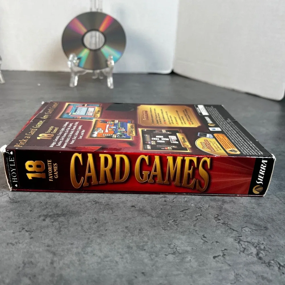 Hoyle Card Games PC CD ROM 2003 Sierra 18 Favorite Games‎ EUC VTG Complete